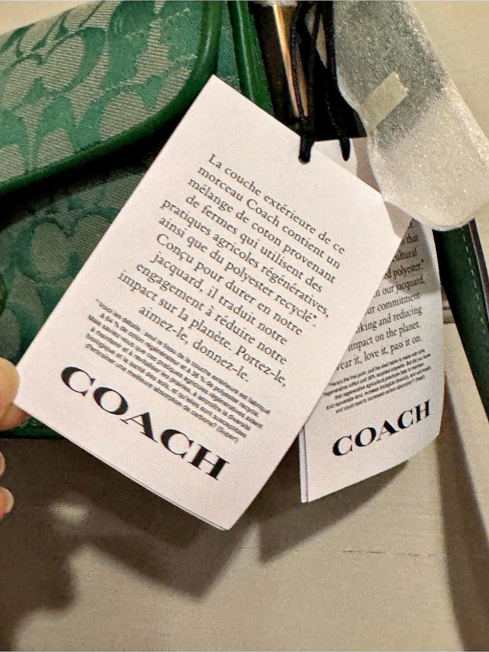Coach x Brain Dead Green Tabby  NWT - Picture 3 of 12